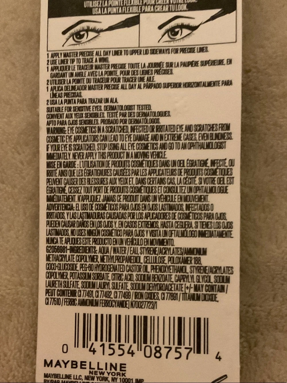 Maybelline precision liquid